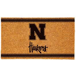 Evergreen Enterprises - Nebraska Huskers 16" x 28" Logo Turf Mat - Multicolor