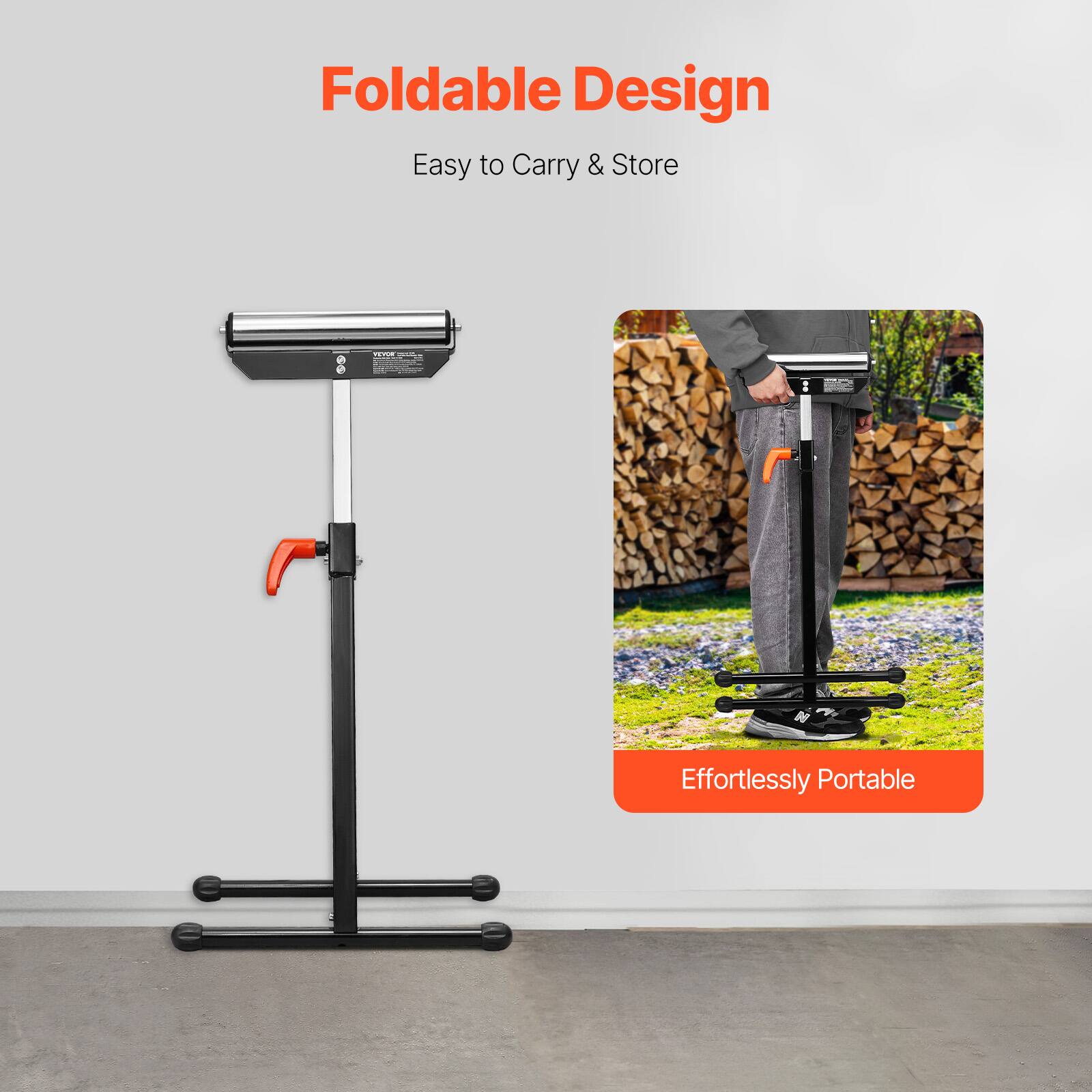 Foldable Design  
Easy to Carry & Store  
Effortlessly Portable
