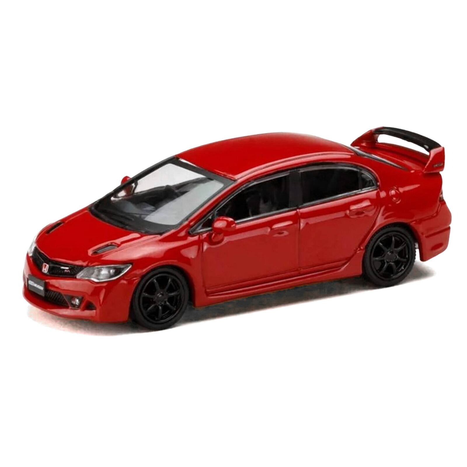 Alt View 1. Hobby Japan - Honda Civic Mugen RR (FD2) RHD (Right Hand Drive) Milano Red "JDM64" Series 1/64 Diecast Model Car by Hobby Japan.