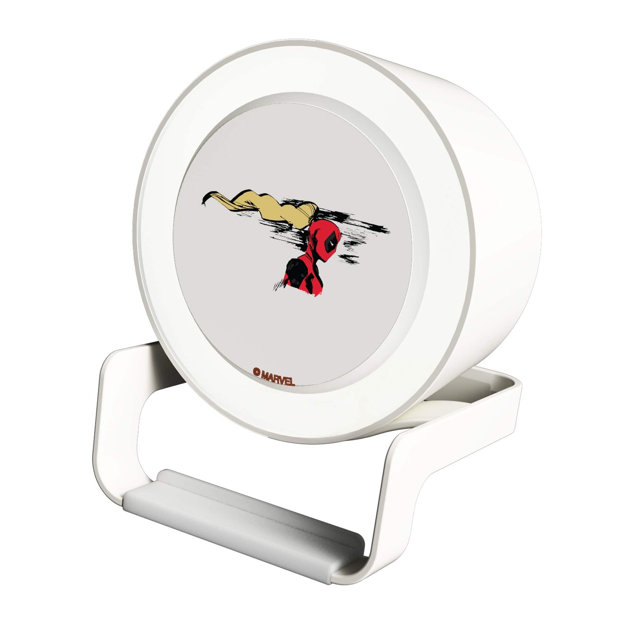 Keyscaper - Marvel Badge Night Light Charger and Bluetooth Speaker - Ladypool 1