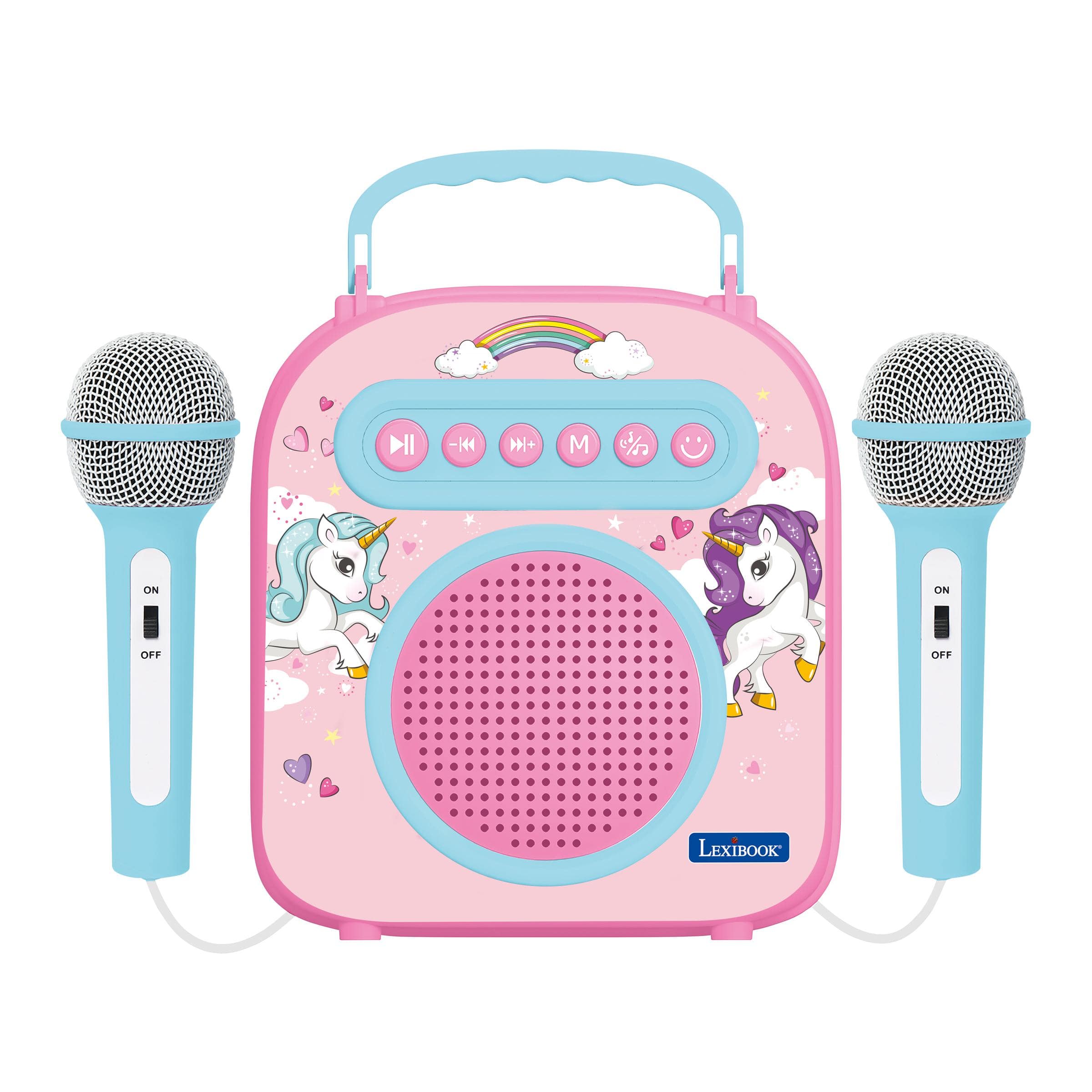 Lexibook - Unicorn Bluetooth Speaker with Microphones