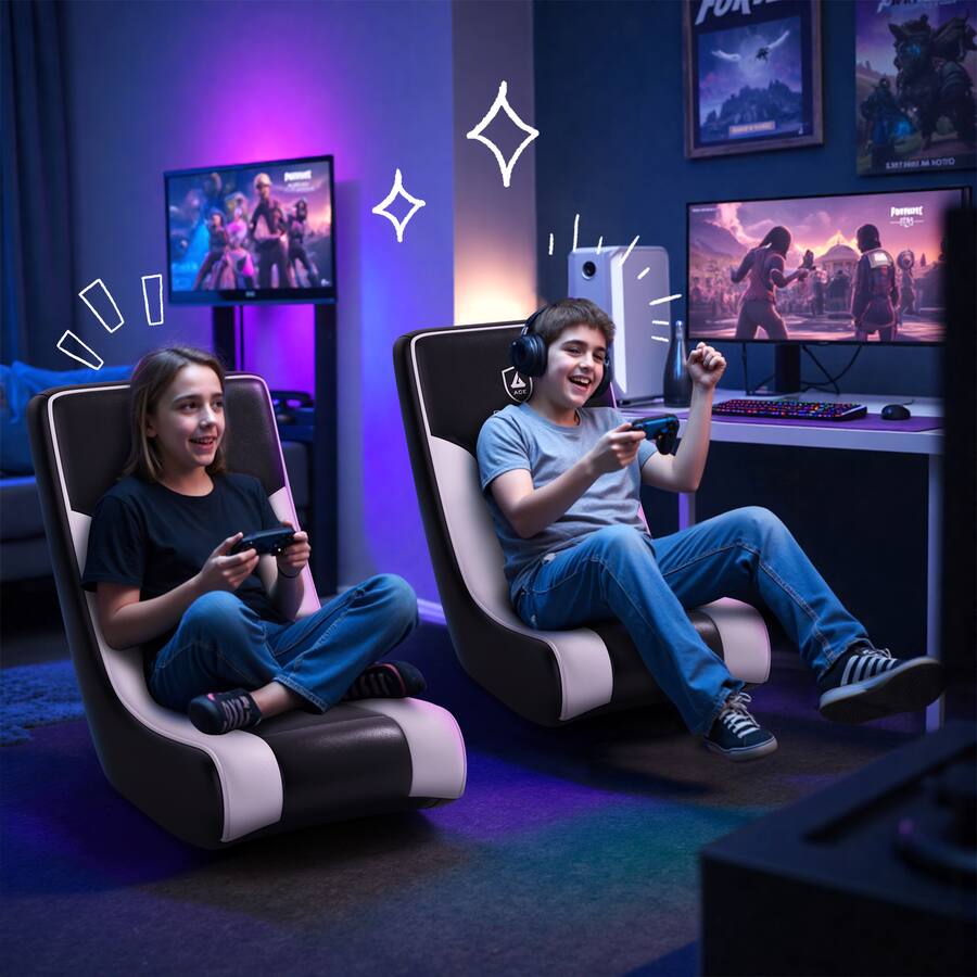 GTPlayer Rocker Floor Gaming Chair Ergonomic Comfortable Floor Rocker ...