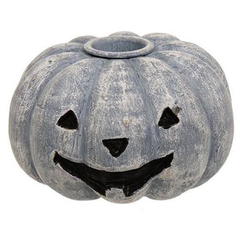 BreeBe - Pumpkin Taper Holder - Gray