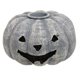 BreeBe - Pumpkin Taper Holder - Gray