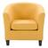 Front. CorLiving - Elwood Tub Chair - Yellow.