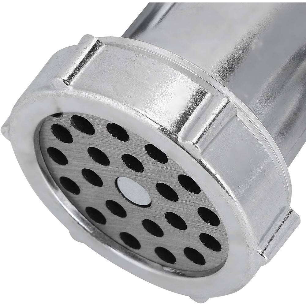 Alt View 1. MOSZAR LLC - Manual Meat Grinder – Aluminum Alloy, Multi-Use, Silver - Stainless Steel.