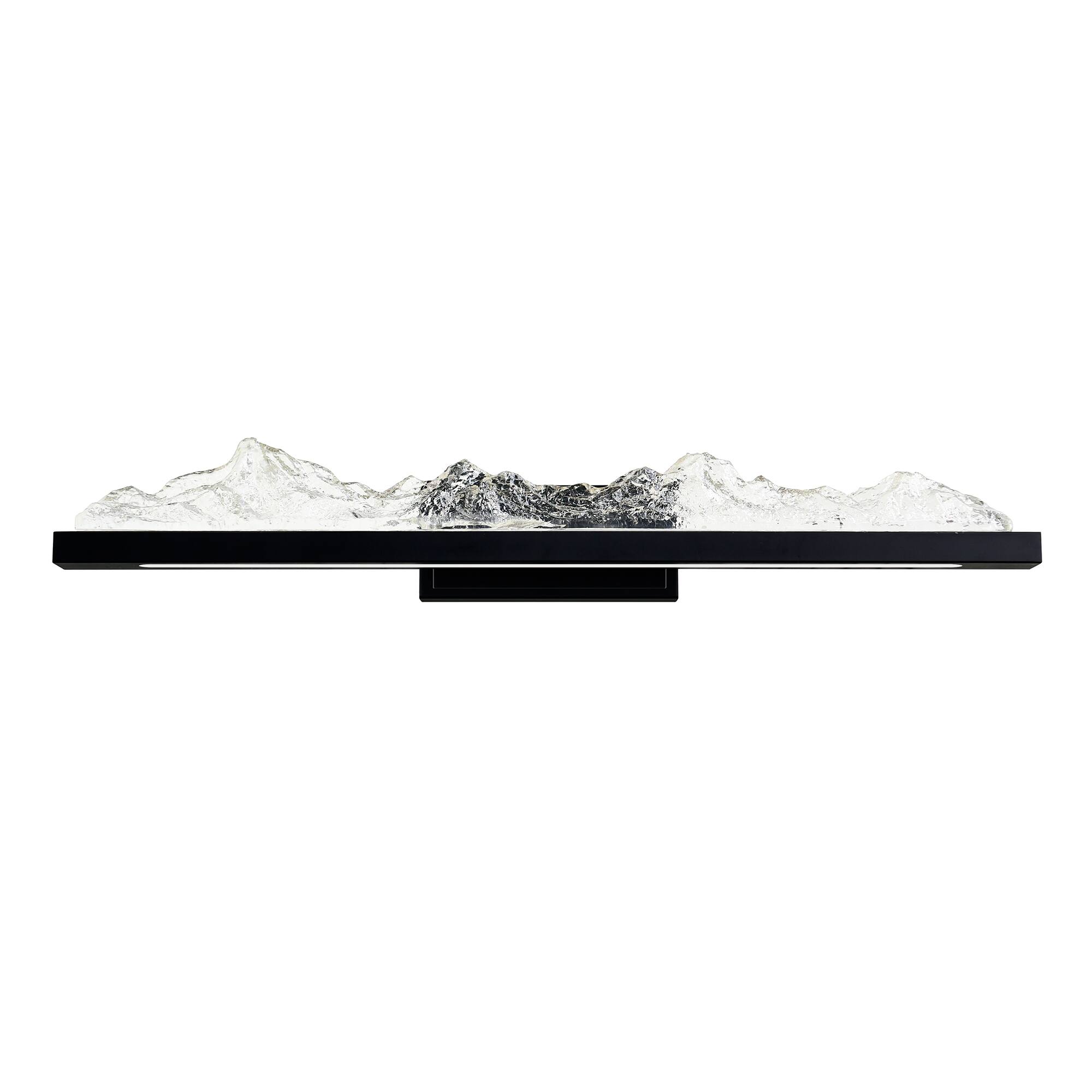 Back. CWI Lighting - Himalayas Integrated LED Black Vanity Light - Black.