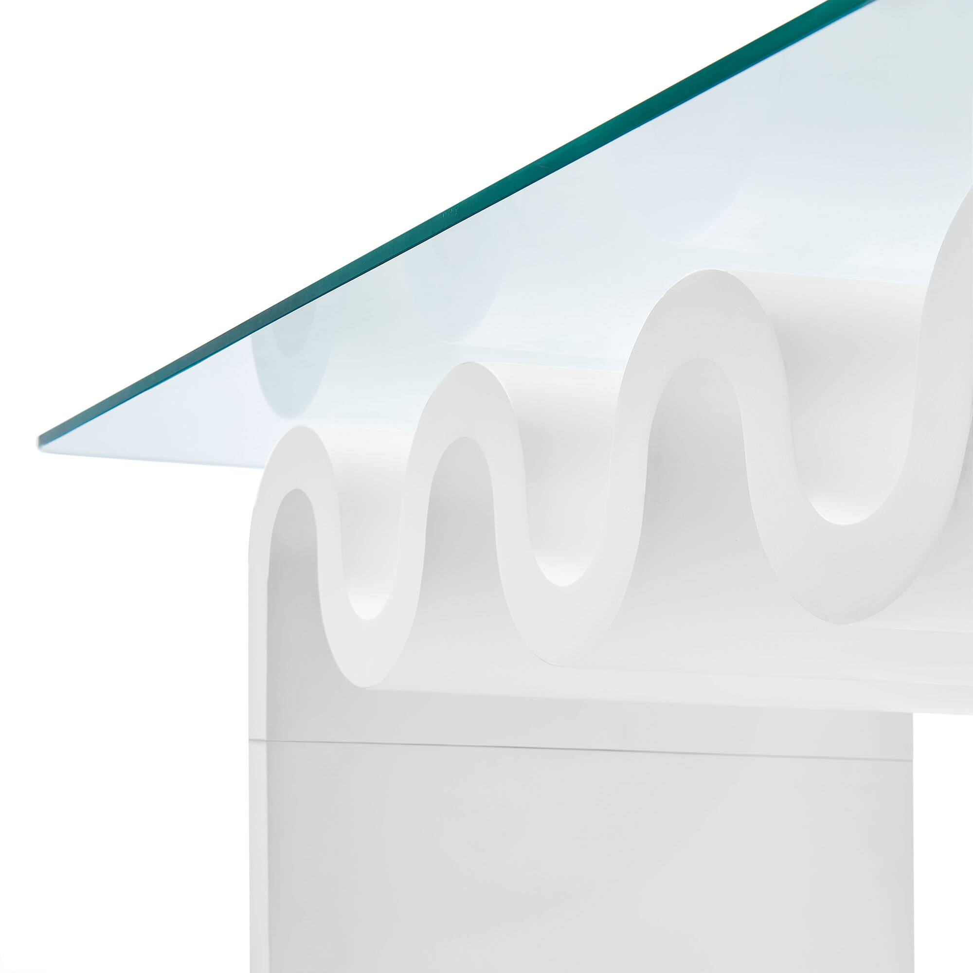 Alt View 6. Modway - Ondine Glass Top Coffee Table by Modway - White.