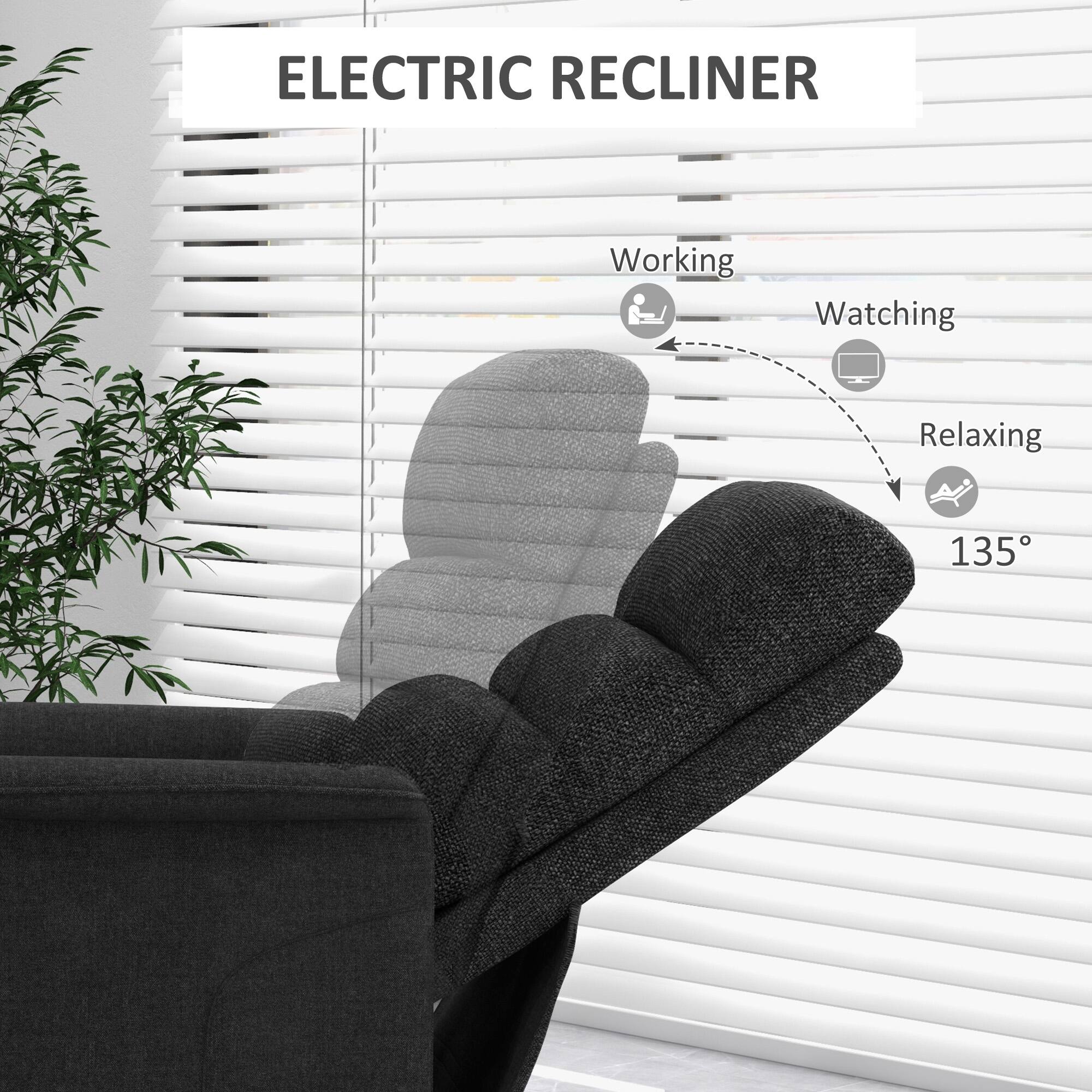 ELECTRIC RECLINER
Working
Watching
Relaxing
135°