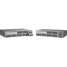 Front. Cisco Consumer Products - Cisco Catalyst 9200L 48-port Partial PoE+ 4x10G Uplink Switch, Network Essentials - 48 Ports - Manageable - 3 Layer - Black.