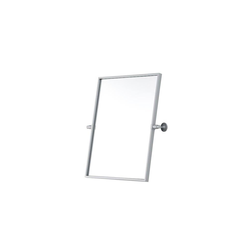 Alt View 3. Elegant Kitchen and Bath - Amoura 20X24 Pivot Mirror In Silver - Silver.