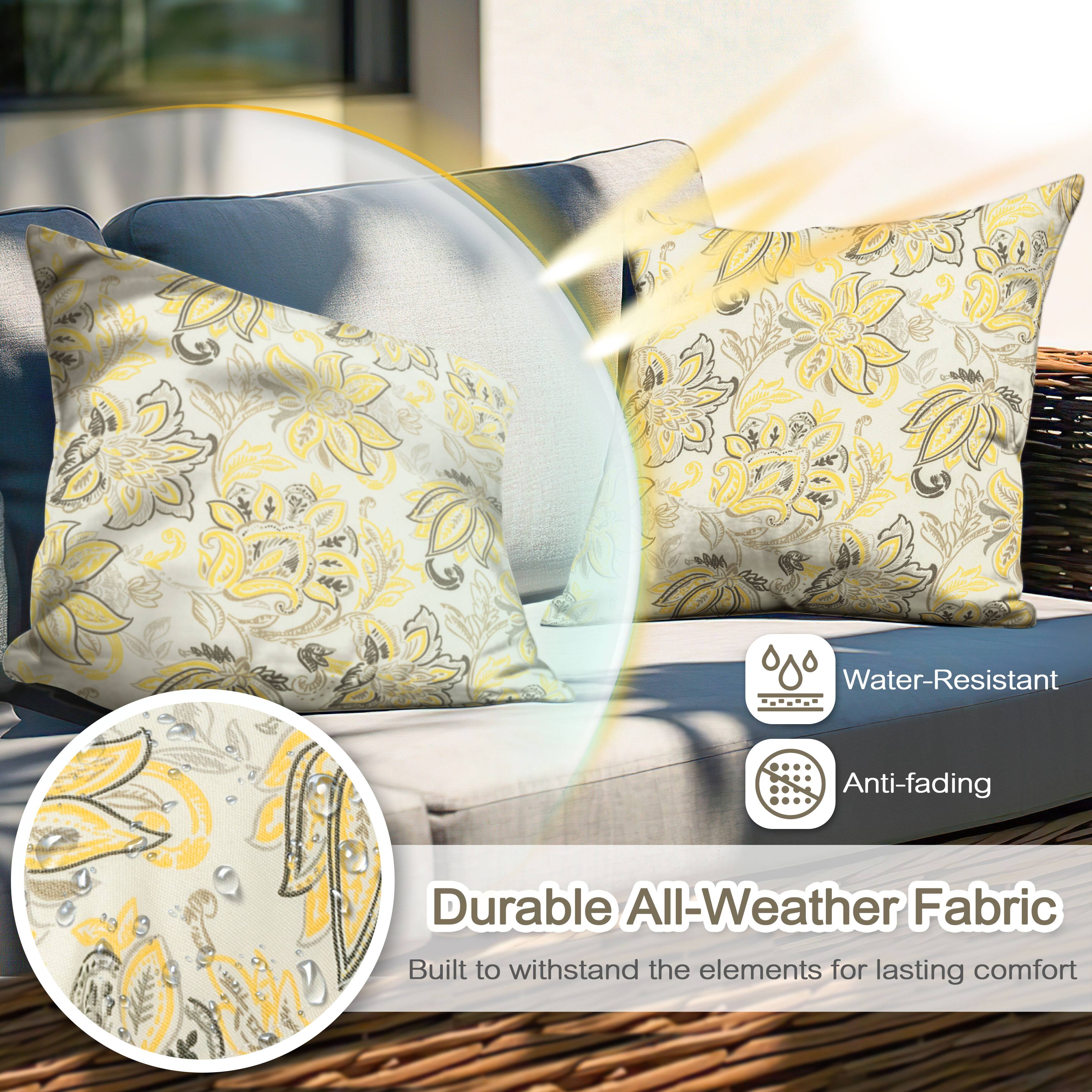 Water-Resistant Anti-fading Durable All-Weather Fabric Built to withstand the elements for lasting comfort