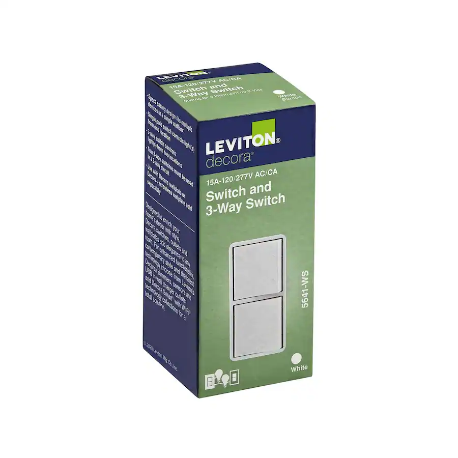 Leviton Decora 15 Amps Single Pole 3 Way Combination Duplex Combination leviton-decora-15-amps-single-pole-3-way-combination-duplex-combination