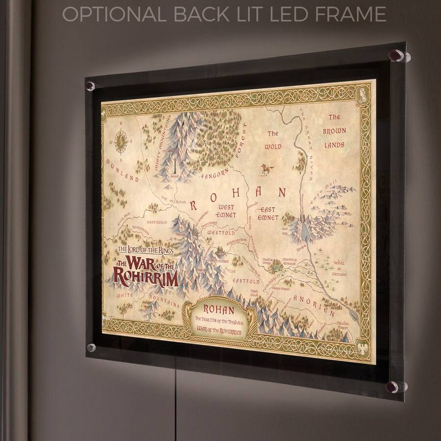 Westfold Rohan Map Trend Setters The Lord of the Rings: War of the Rohirrim (Rohan's Map ...