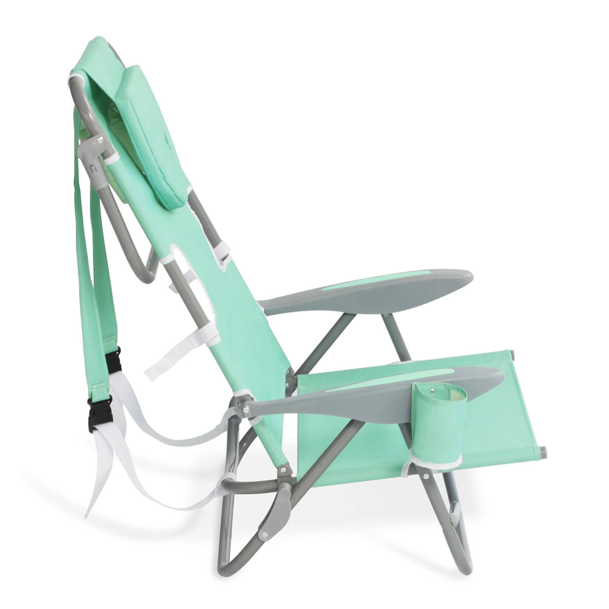 Alt View 8. Ostrich - Ostrich The Heavy-Duty Backpacker Portable Reclining Beach Camping Chair, Teal - Teal.