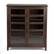 Alt View 11. Simpli Home - Burlington Medium Storage Cabinet - Mahogany Brown.