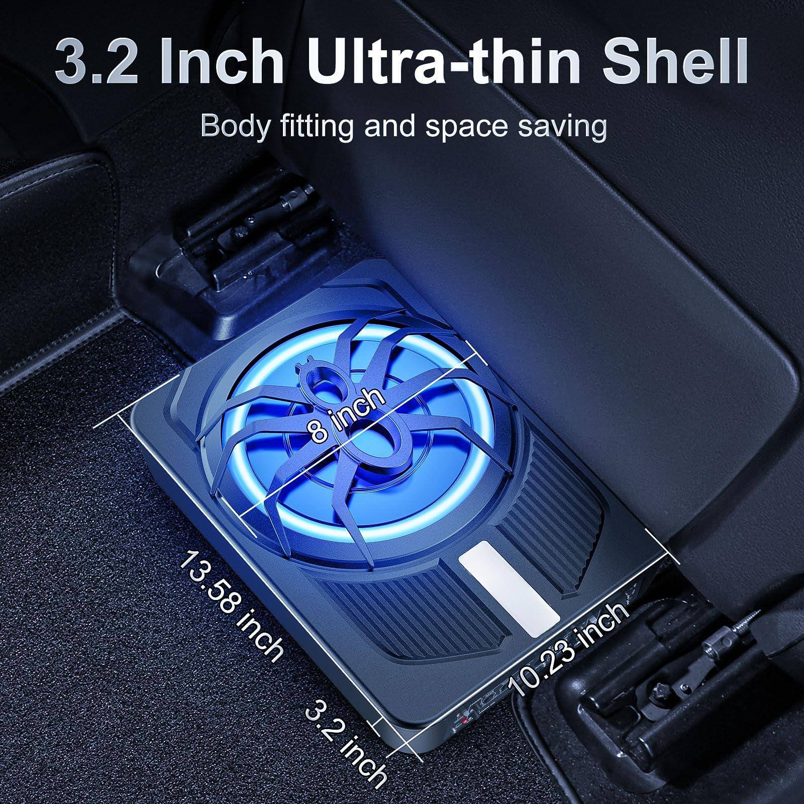 3.2 Inch Ultra-thin Shell  
Body fitting and space saving  

8 inch  
13.58 inch  
10.23 inch  
3.2 inch