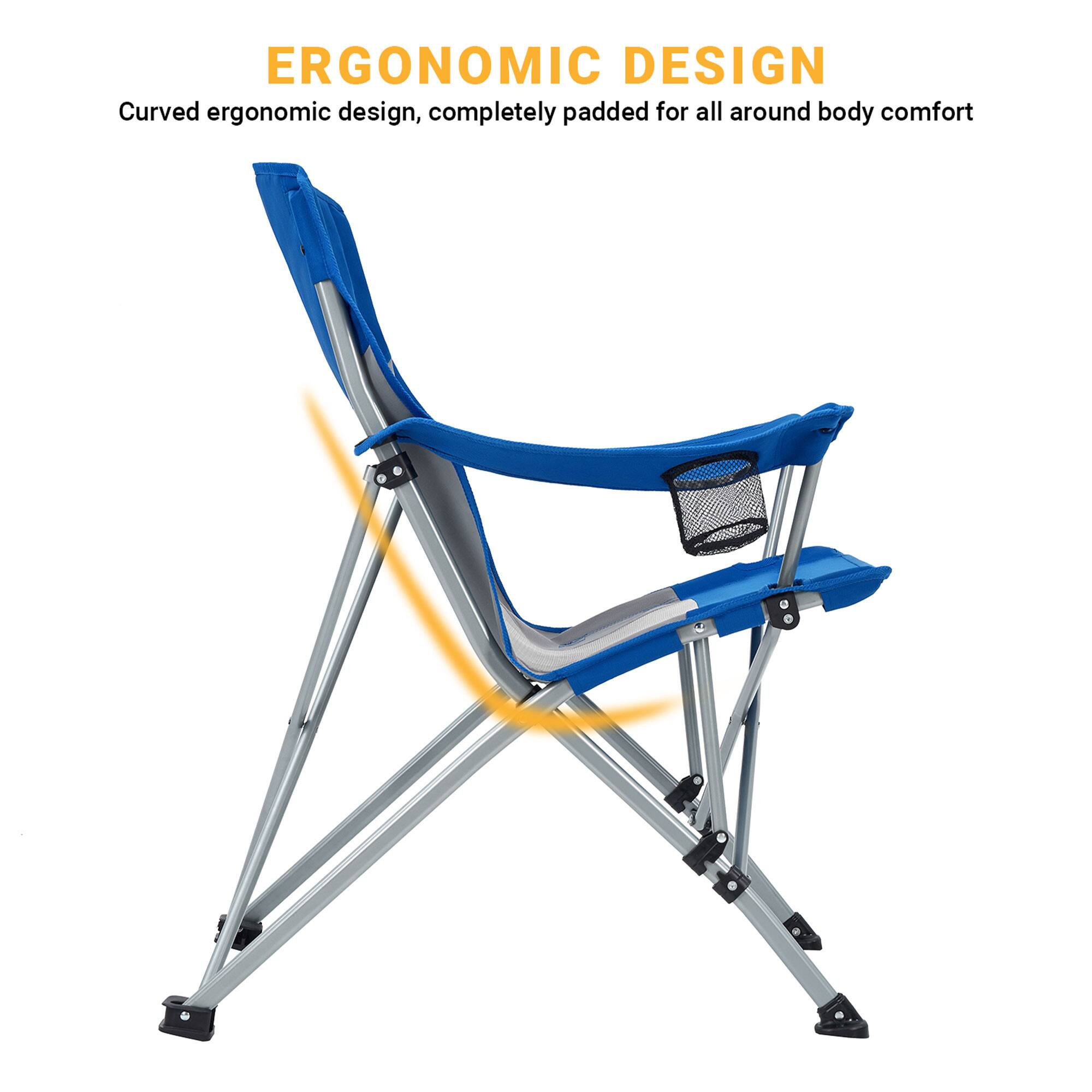 ERGONOMIC DESIGN  
Curved ergonomic design, completely padded for all around body comfort