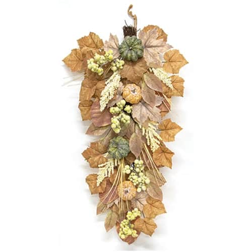 BreeBe - Wind Washed Fall Foliage Teardrop 28" - Multi