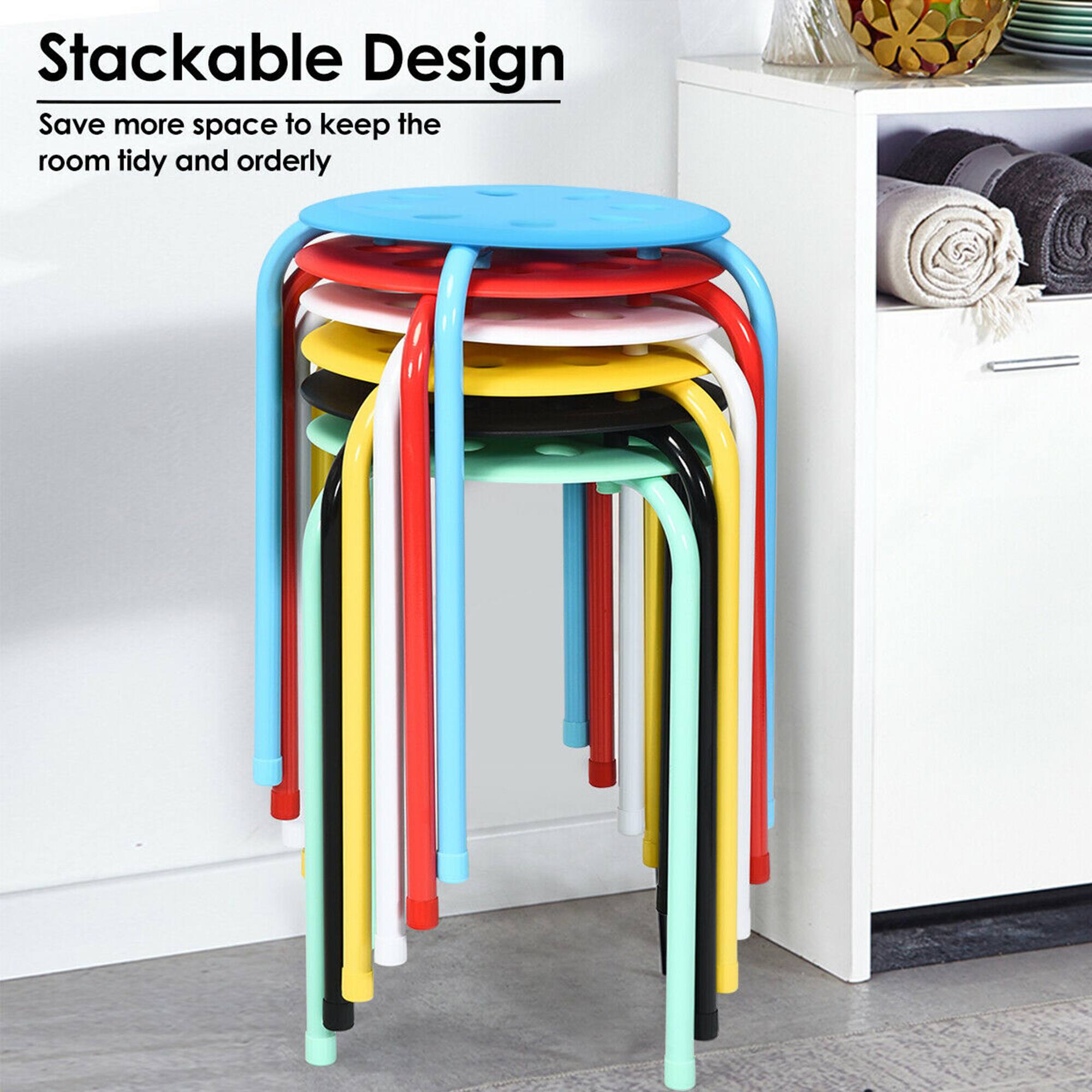 Stackable Design  
Save more space to keep the room tidy and orderly