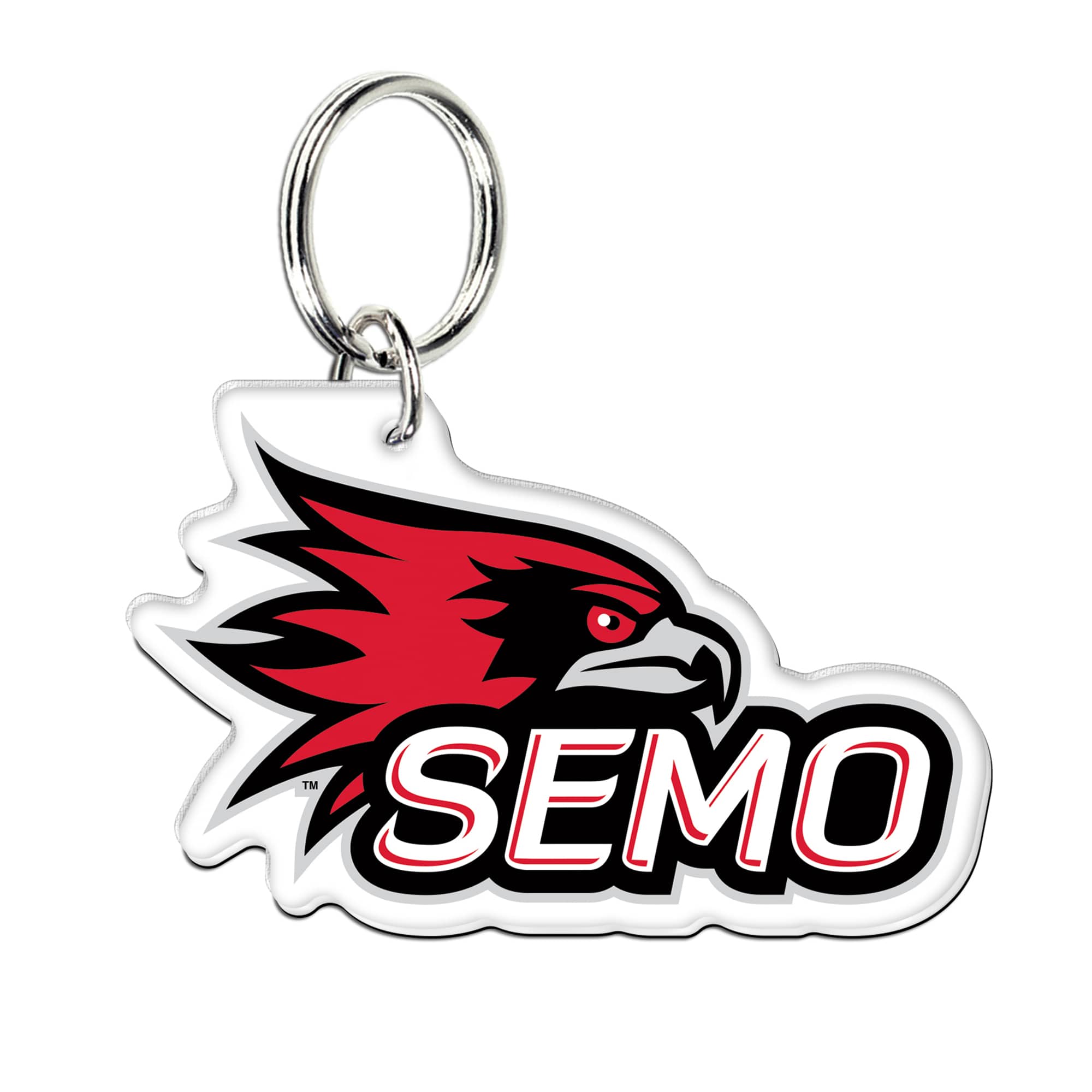 WinCraft - SEMO Redhawks Premium Acrylic Team Key Ring - Multicolor