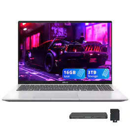 ASUS - Vivobook 16" WUXGA Laptop,Snapdragon X X126100,16GB RAM,2TB SSD+1TB Dock Set,Qualcomm Adreno,Win 11 - Silver