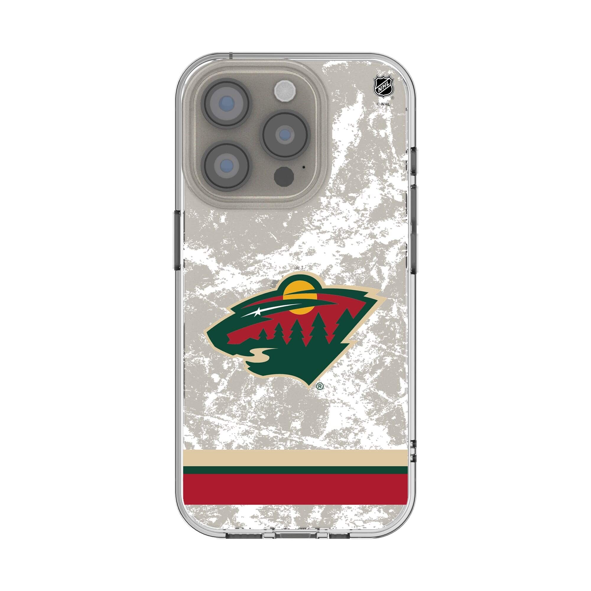 Keyscaper - NHL - Minnesota Wild iPhone Stripe Clear Ice Case - 12/12 Pro - Multicolor price history on PriceWatchPro
