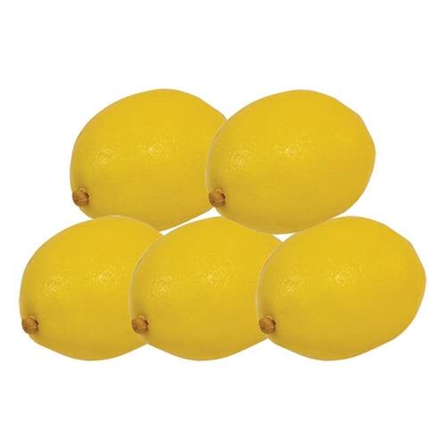 Front. BreeBe - *5/Set Artificial Lemon Fillers - Yellow.