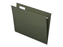 Pendaflex - Recycled Hanging File Folders, Letter Size, Standard 25/Box (PFX 81602) - Green