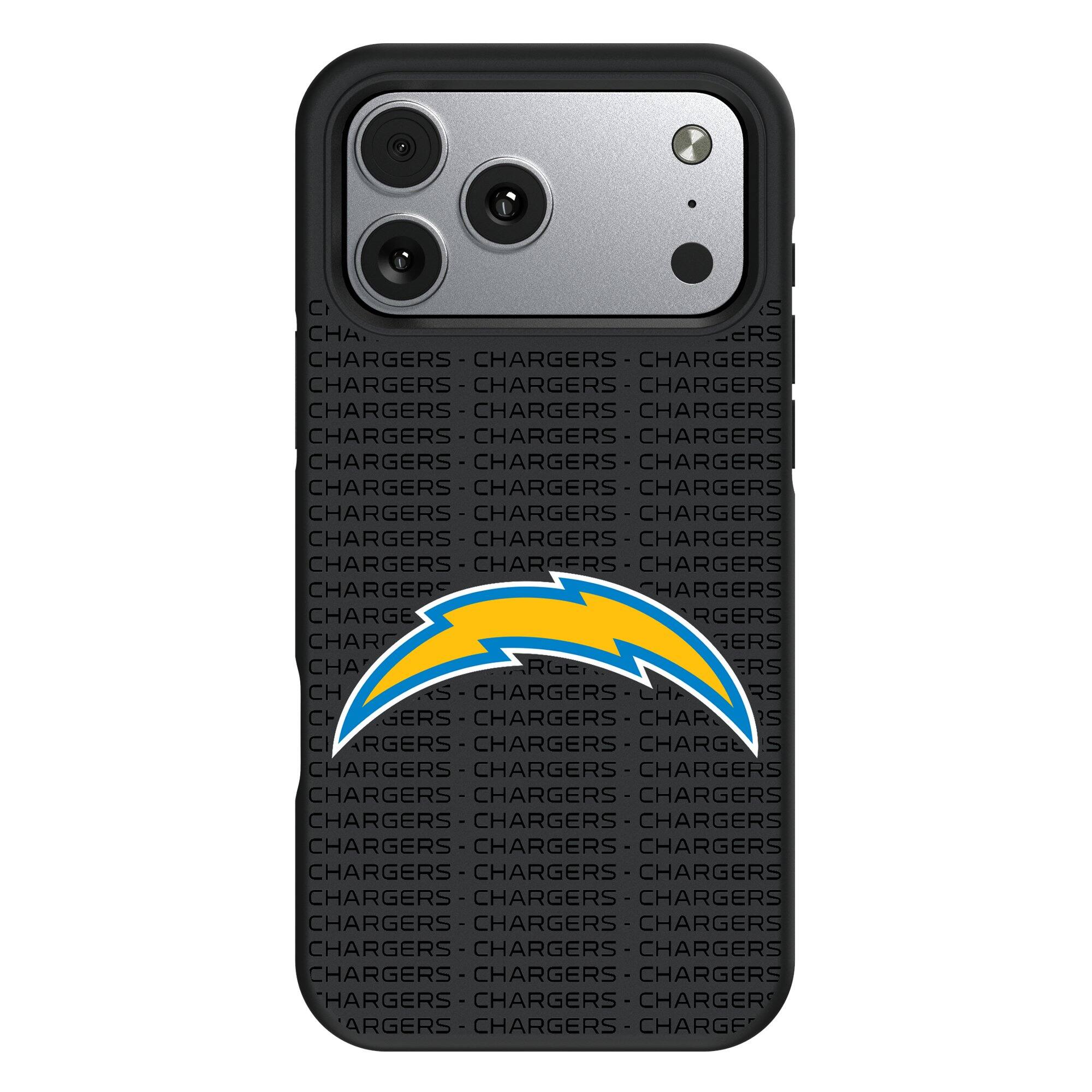 Keyscaper - NFL - Los Angeles Chargers Bump Case with 8.2ft Drop Protection - 15 - Multicolor