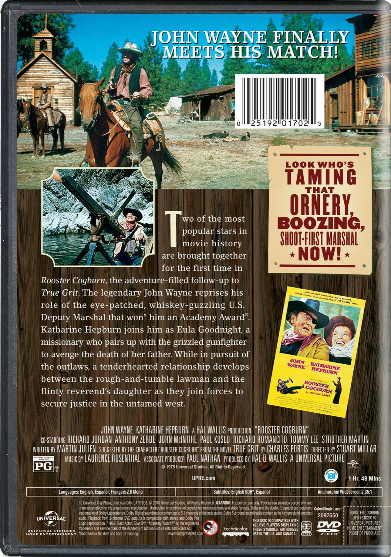 Angle. Rooster Cogburn [DVD].