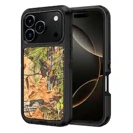 Entronix - Case Compatible with iPhone 18 Pro Max - Triple-Layer Heavy Duty Protection - Camouflage