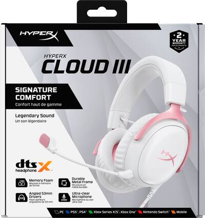 HyperX Cloud III Wired Gaming Headset for PC, PS5, PS4, Xbox HyperX Cloud III Wired Gaming Headset for PC, PS5, PS4, Xbox