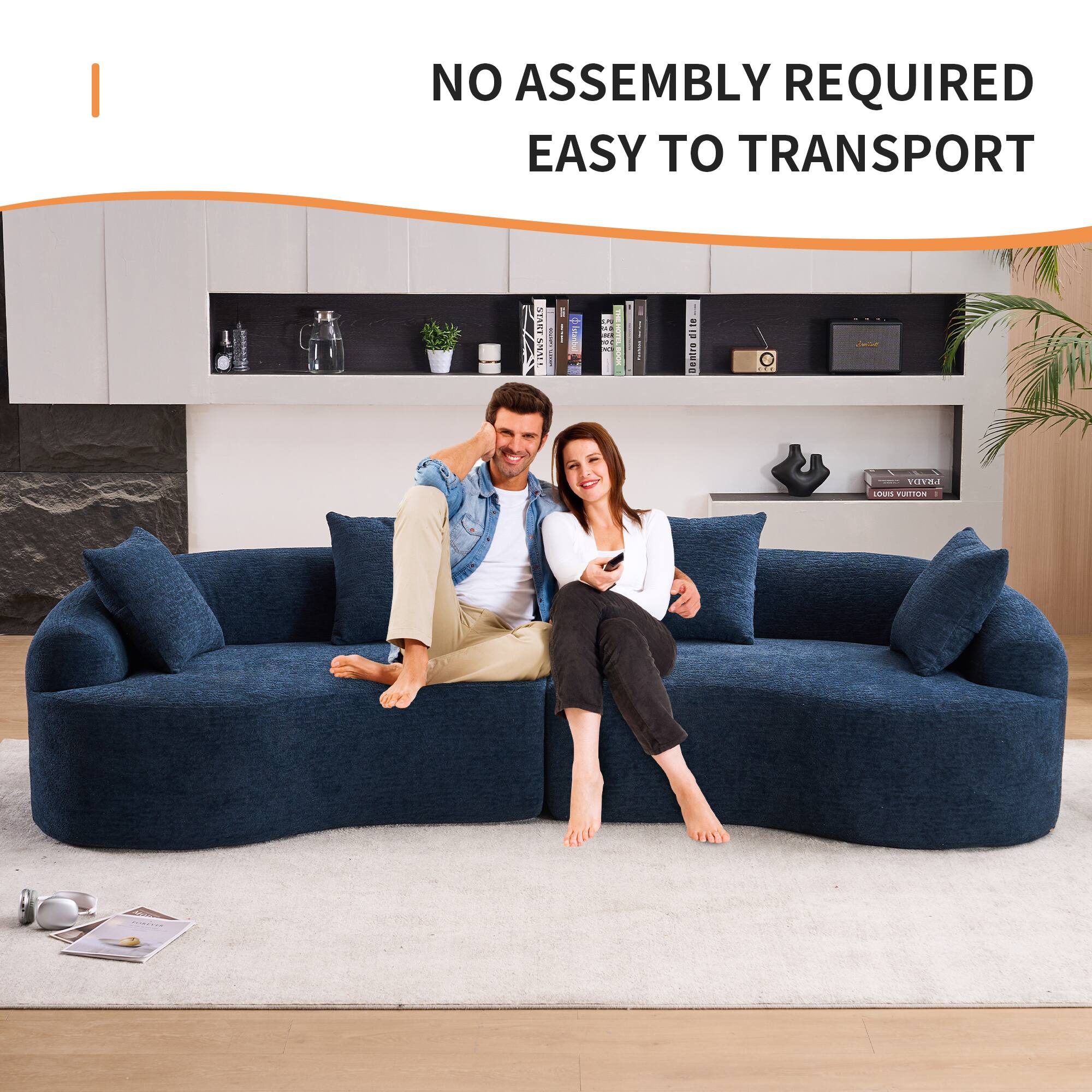 NO ASSEMBLY REQUIRED  
EASY TO TRANSPORT