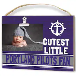 Jardine - Portland Pilots 8'' x 10'' Cutest Little Weathered Logo Clip Photo Frame - Purple