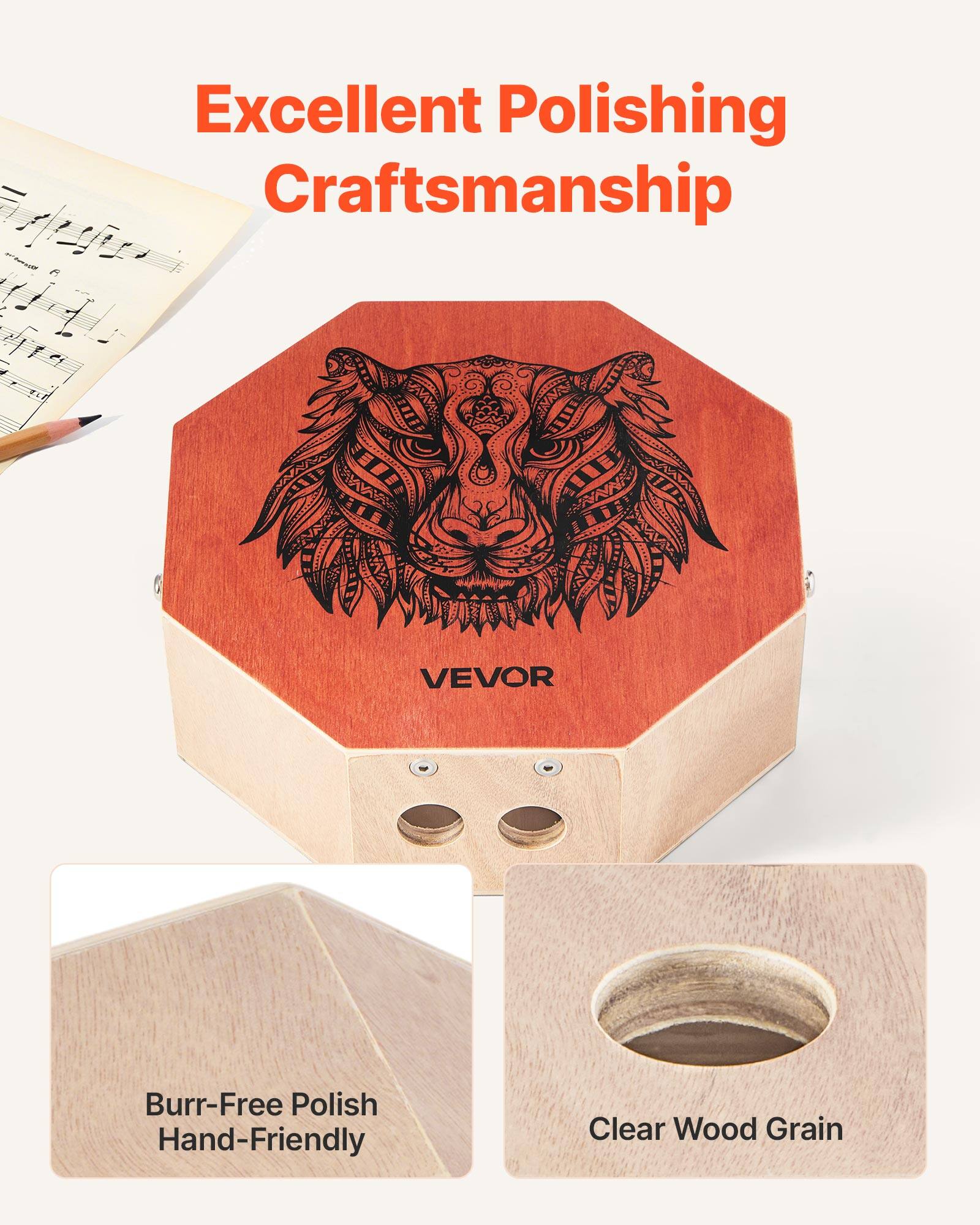 Excellent Polishing Craftsmanship

Burr-Free Polish Hand-Friendly

Clear Wood Grain