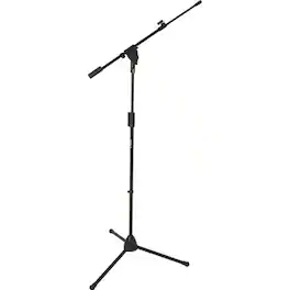 Quik Lok - A-514 Pro Series Heavy-Duty Tripod-Base Mic Stand with Telescopic Boom