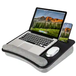 LapGear - Portable Laptop Lap Desk - Black
