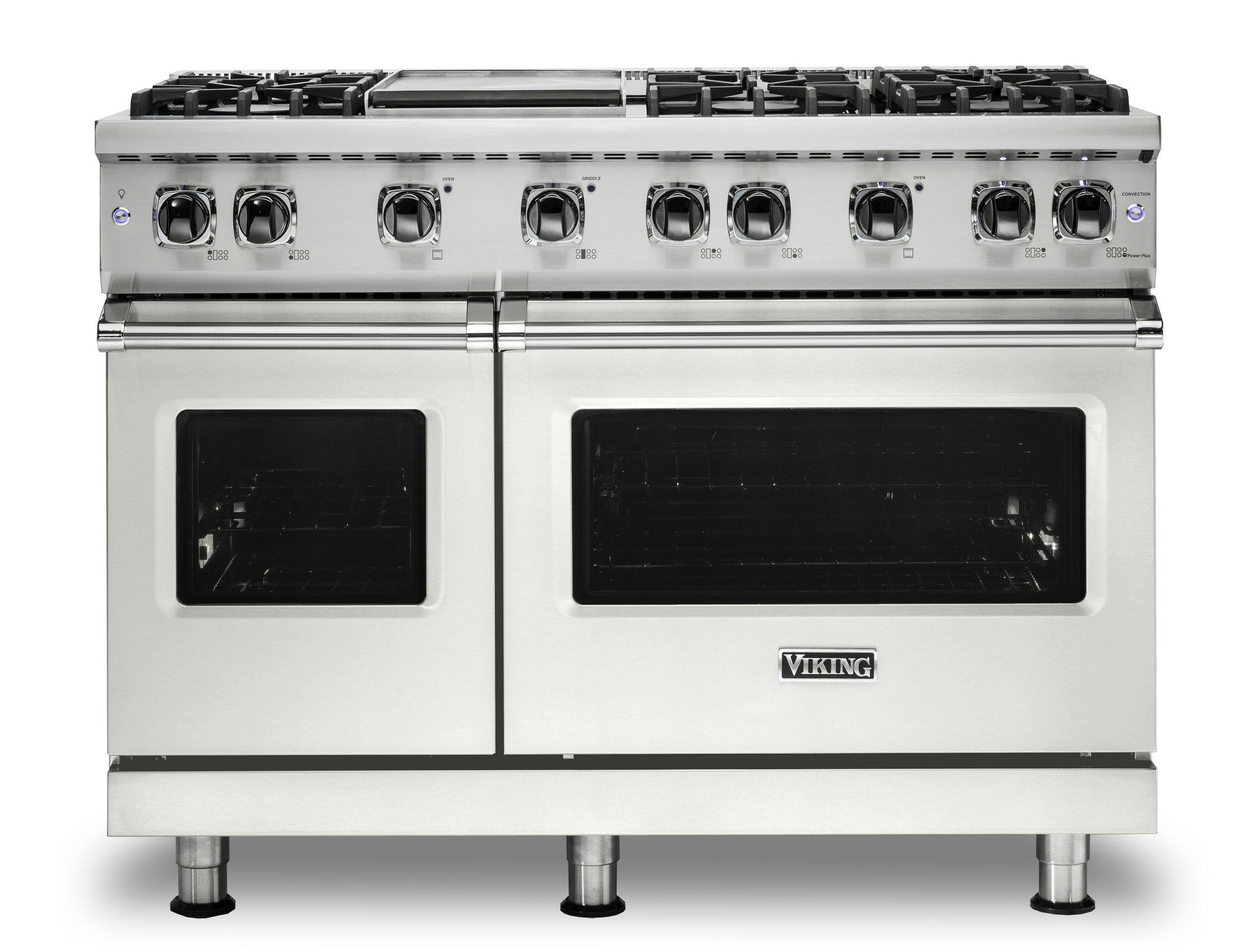 Viking - 5-Series 6.1 cu ft Freestanding all Gas Sealed Burner Range - Pure White