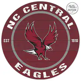 Jardine - North Carolina Central Eagles 20'' x 20'' Indoor/Outdoor Circle Sign - Maroon