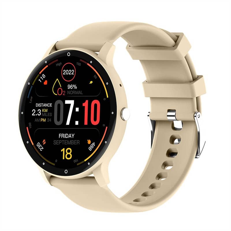 SKRAN - 1.28" TFT HD Screen Smart Watch with Bluetooth Calling - Blood Pressure, Heart Rate, Body Temperature,Sleep Monitoring - Yellow - (2026)