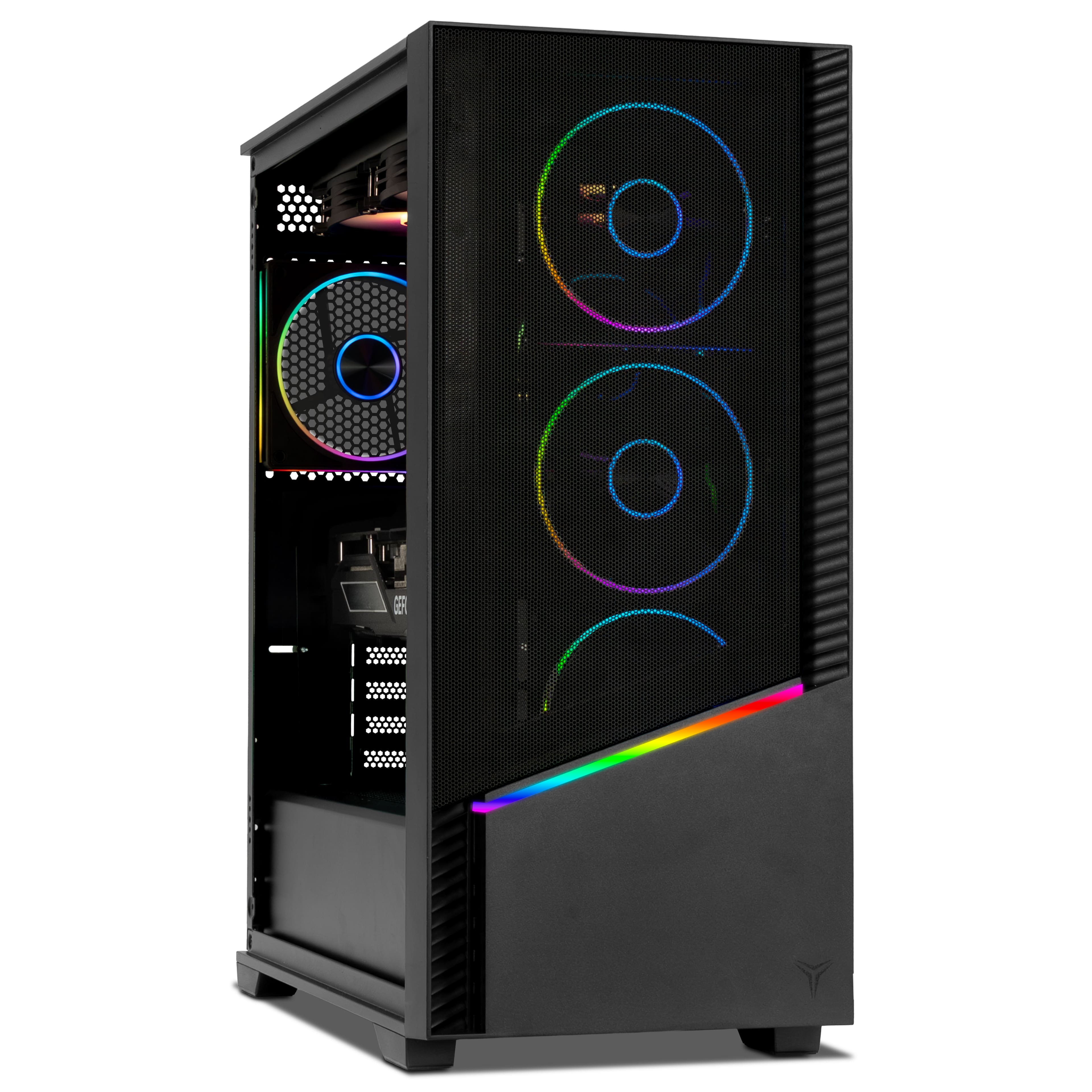 YEYIAN Gaming PC. AMD Ryzen 7 8700F, NVIDIA RTX 5070, 240mm AIO, 2