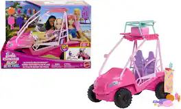 Mattel - Barbie Mysteries: Beach Detectives Ultimate Beach Buggy Vehicle and Accessories - Collectibles - Multicolor
