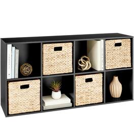 Best Choice Products - 8-Cube Bookshelf, 13.5in Display Storage System, Organizer w/ Removable Back Panels - Black