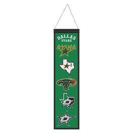 WinCraft - Dallas Stars 8" x 32" Evolution Banner - Multicolor