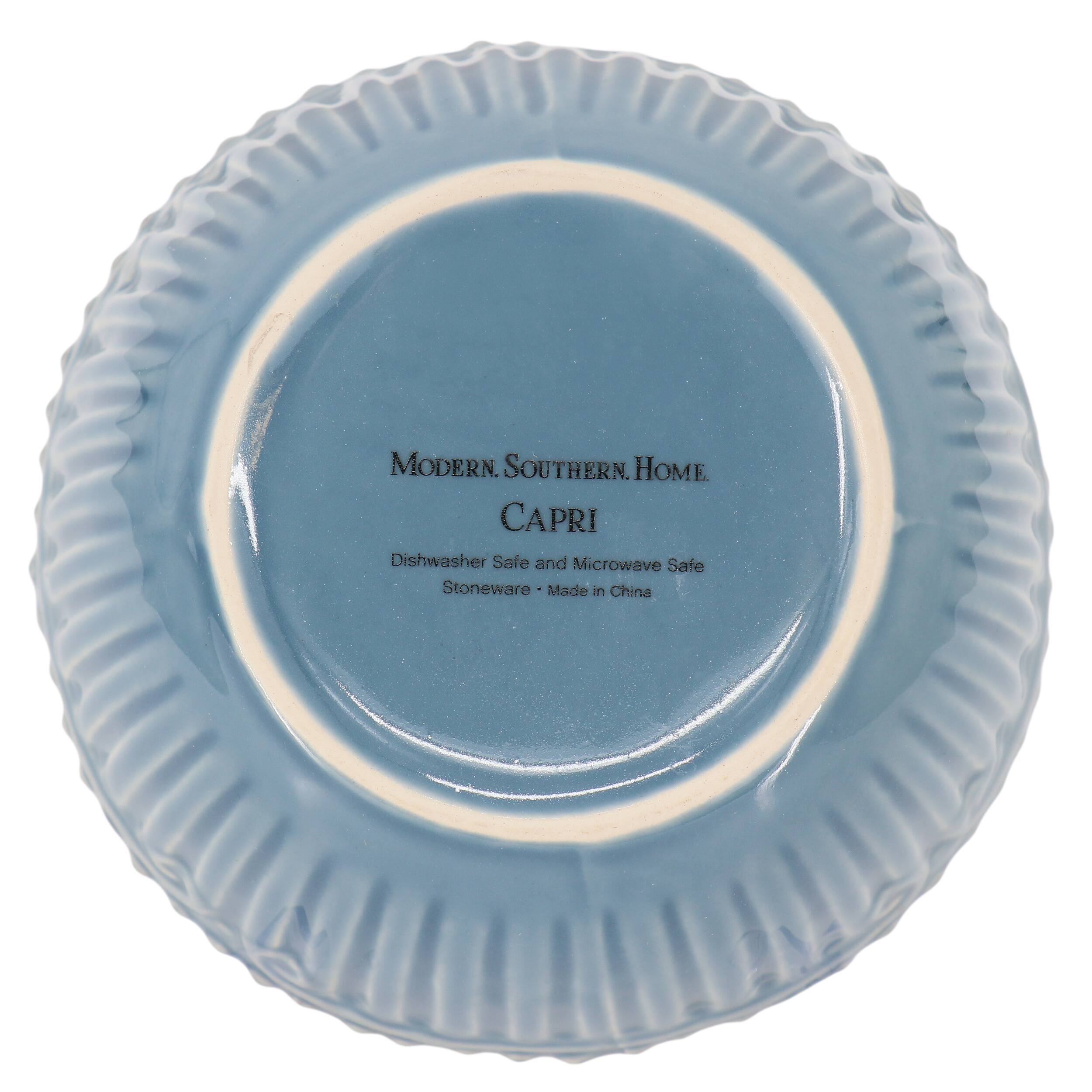 MODERN SOUTHERN HOME  
CAPRI  
Dishwasher Safe and Microwave Safe  
Stoneware - Made in China