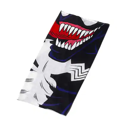 Front. Concept One - Marvel Venom Neck Gaiter | One Size - Black.