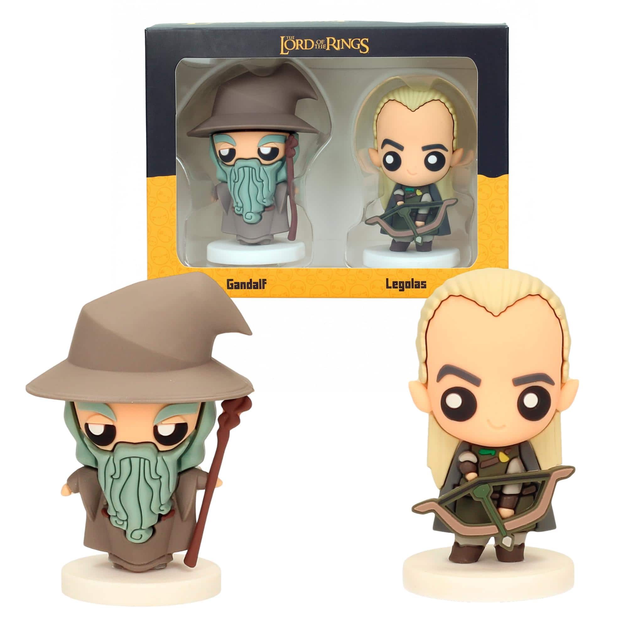 SD Toys - The Lord Of The Rings Gandalf and Legolas 2.5-Inch Pokis Mini Figure Set - Gray price history on PriceWatchPro