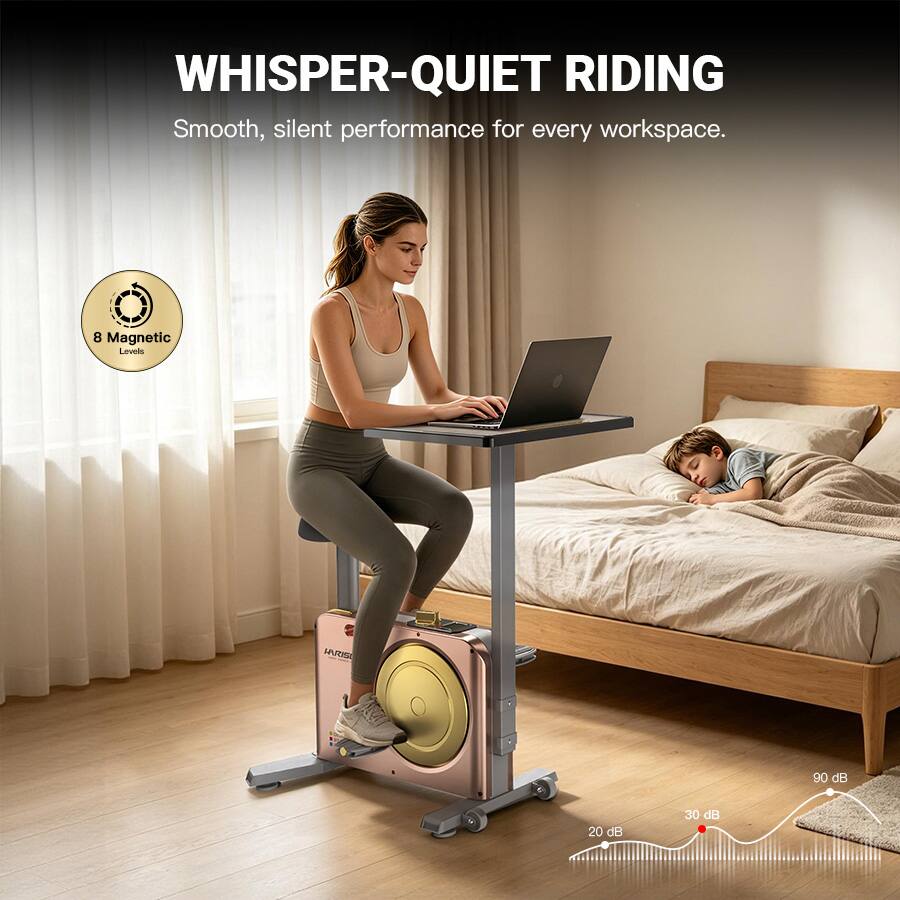 WHISPER-QUIET RIDING  
Smooth, silent performance for every workspace.  
8 Magnetic Levels  
HUC  
90 dB  
20 dB  
30 dB