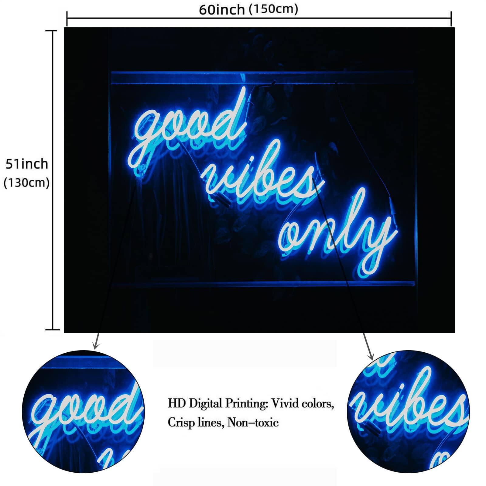 60inch (150cm)  
51inch (130cm)  

good vibes only  

HD Digital Printing: Vivid colors, Crisp lines, Non-toxic